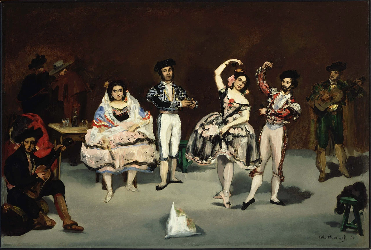 26-Édouard Manet, Balletto spagnolo, 1862  